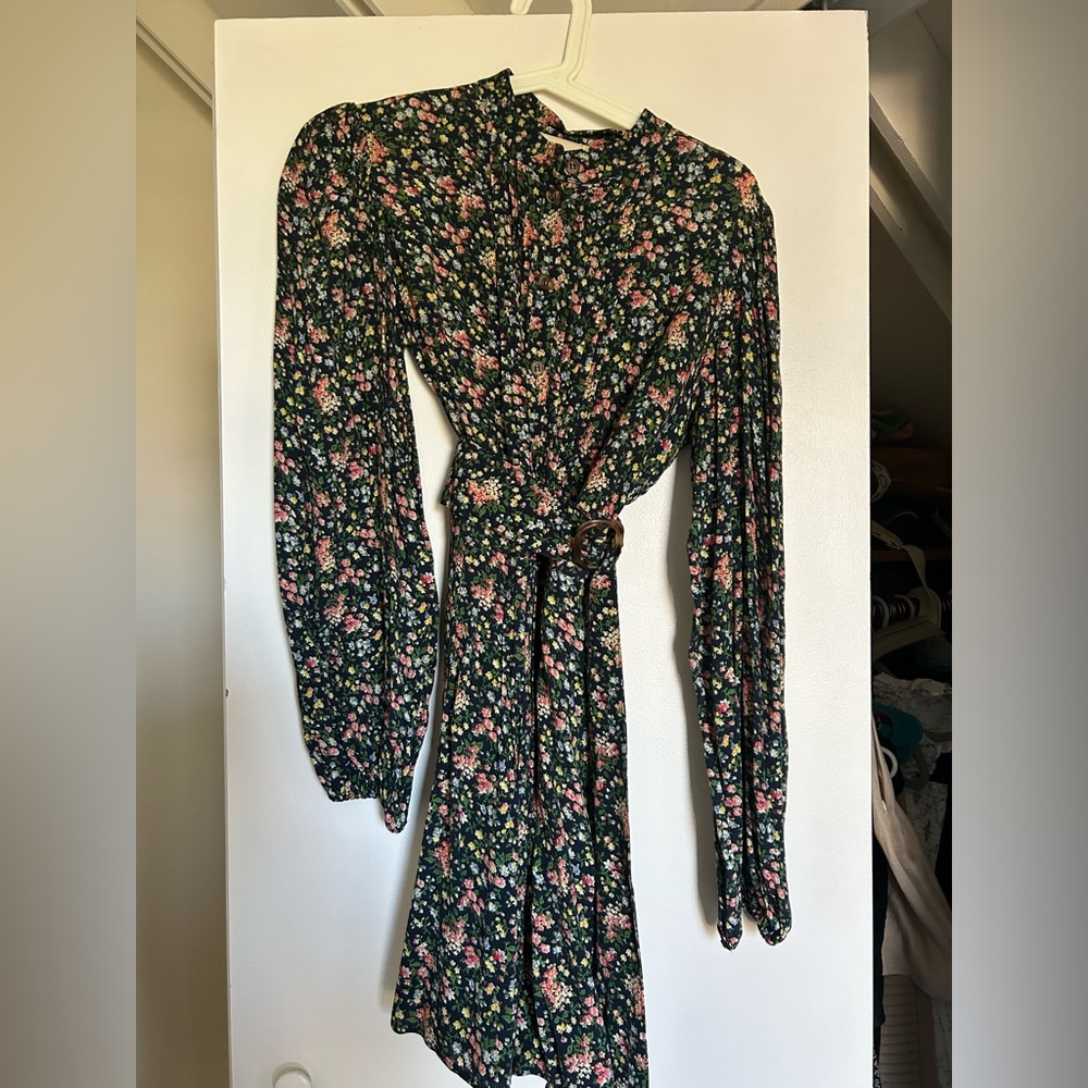 Sezane floral dress